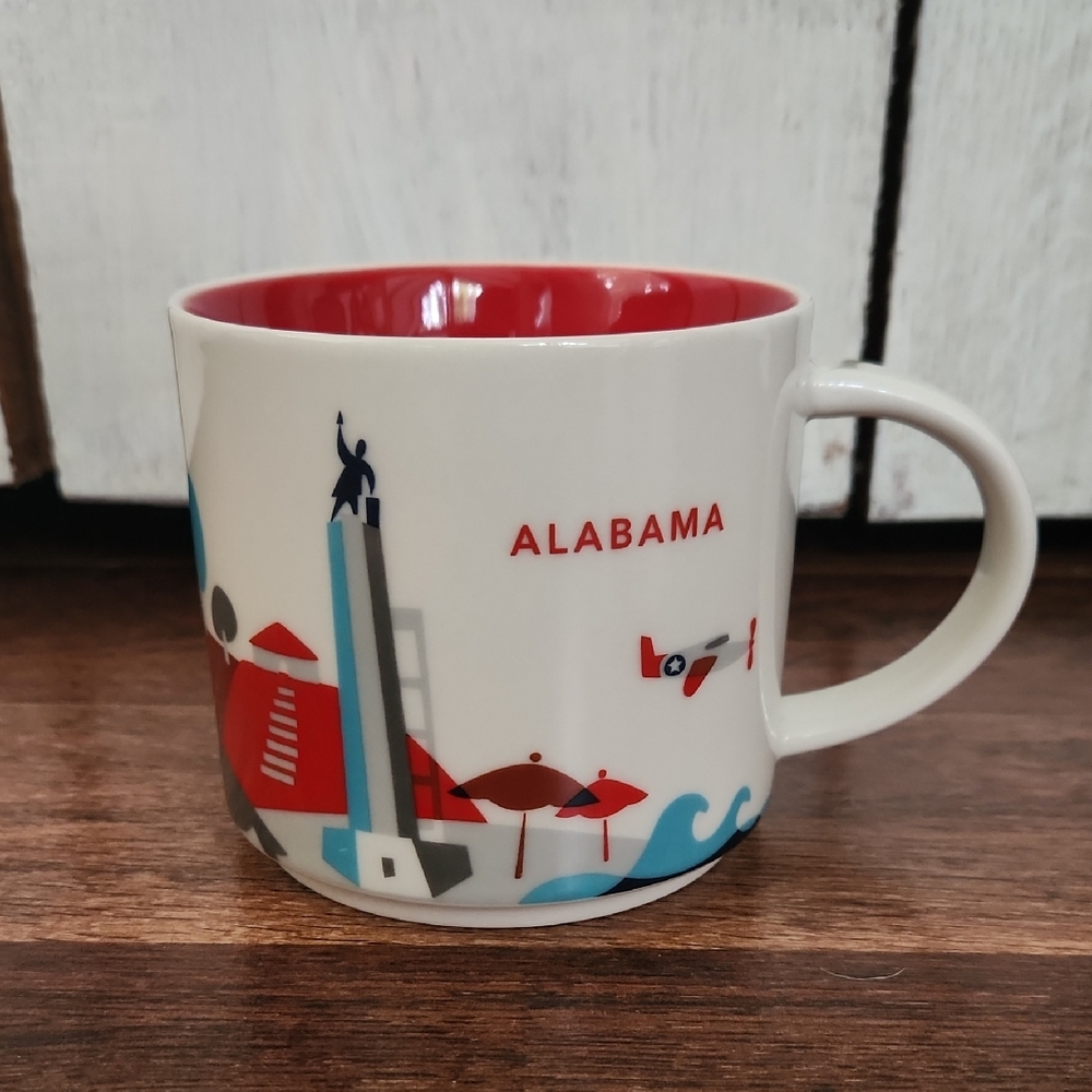 Starbucks You Are Here Collection Alabama Mug 14 Oz